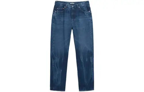 Stussy X OUR LEGACY OUR LEGACY Jeans Unisex Blue Moderate Straight Fit Pants