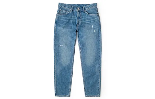 Lee Jeans Men's Blue Moderate Tapered Pants