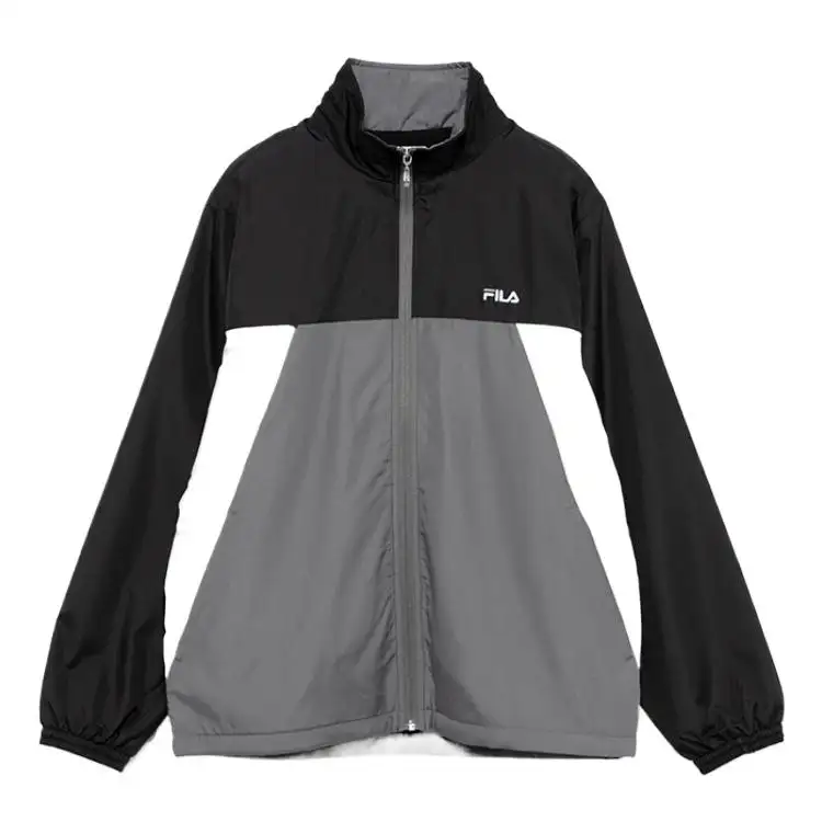 FILA Jackets Men's Black Stand Collar Moderate Other