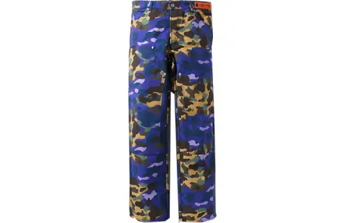 Bape X Heron Preston Mix 1st Camo Duck Painter Pants