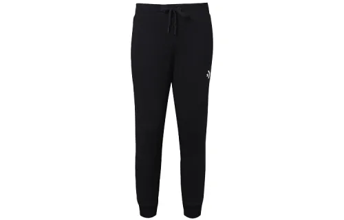 Converse Knitted Sweatpants Men's Black Moderate Cuffed Pants