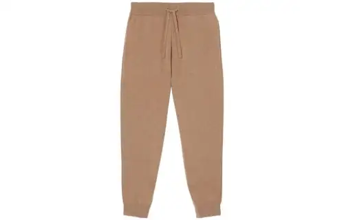 Burberry Knitted Sweatpants Men's Camel