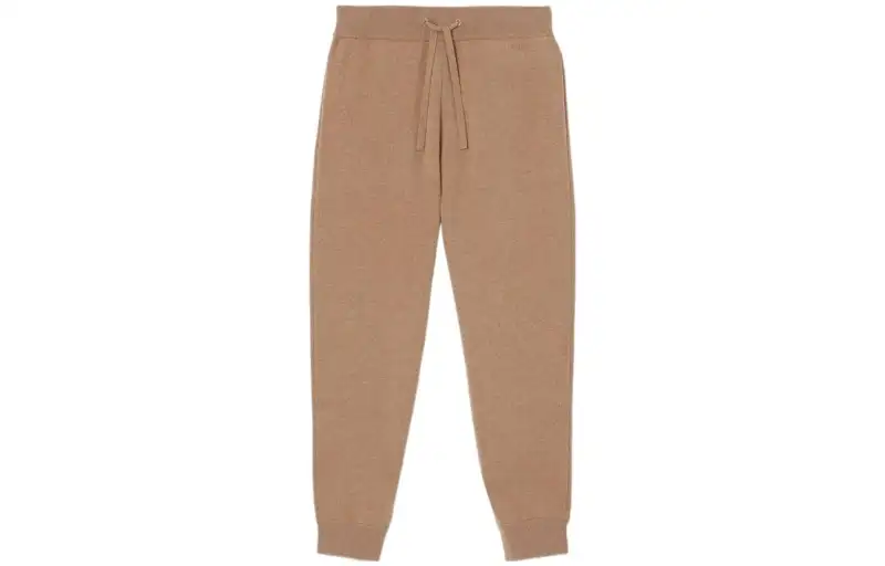 Burberry Knitted Sweatpants Men's Camel