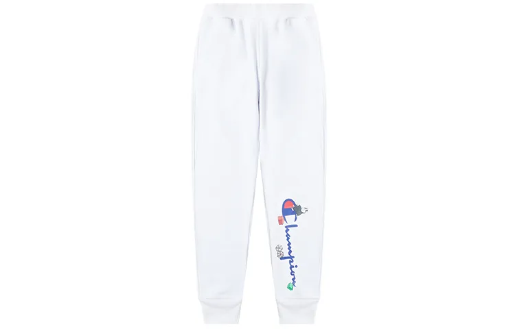 Champion x Hasbro SS22 Sweatpants US Version Unisex White