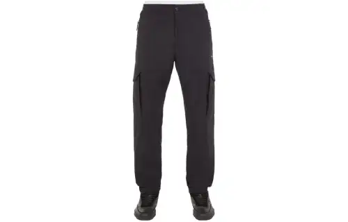 STONE ISLAND Mid-rise Tapered-leg Trousers