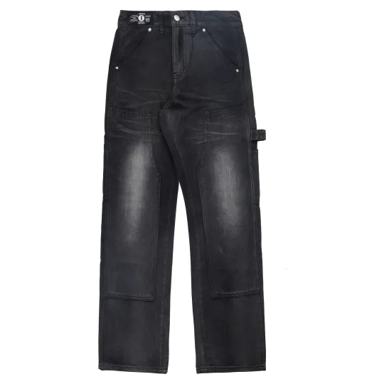 XINYINSU Jeans Unisex Thin Straight Fit Pants