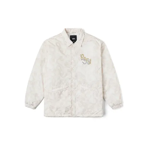 Vans LT PADDED Jacket Unisex Ecru Checkerboard