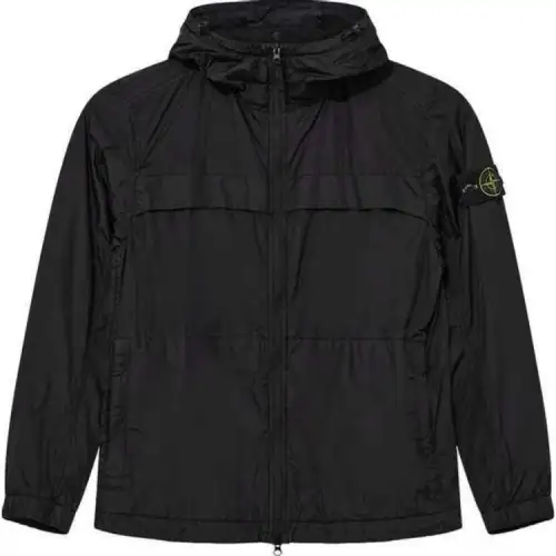 STONE ISLAND Garment Dyed Crinkle Hooded Jacket
