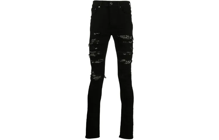 AMIRI Bandana Thrasher Skinny Jeans