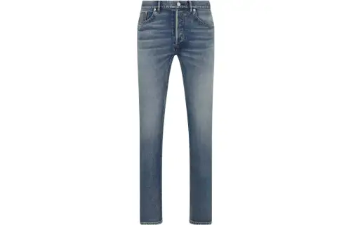 DIOR Jeans Men's Blue Moderate Slim Fit Pants