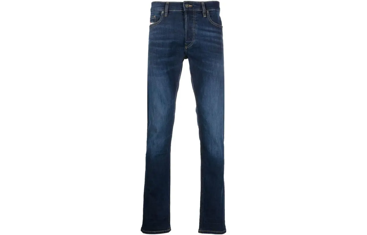 DIESEL Jeans Men's Blue Moderate Tapered Pants