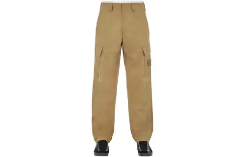 STONE ISLAND Cargo Pants Unisex Khaki Moderate