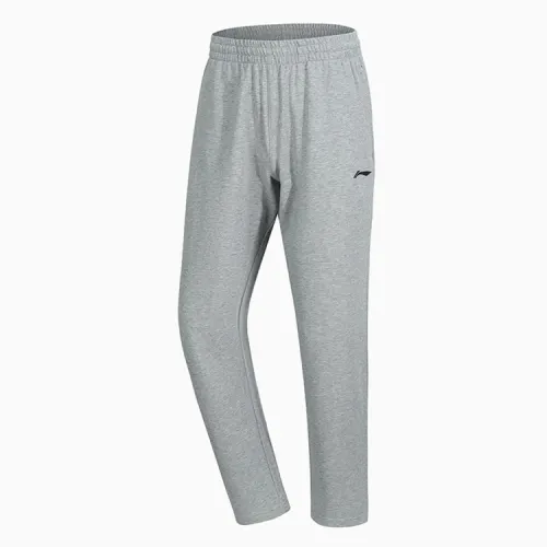 Li Ning Knitted Sweatpants Men's Light Gray