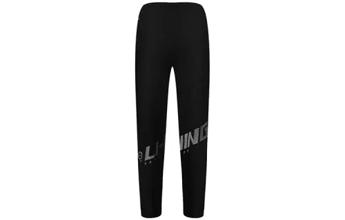 Li Ning Knitted Sweatpants Men's Black Moderate Cuffed Pants