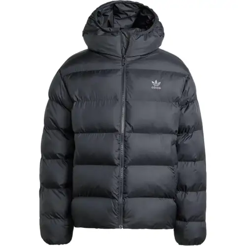 Adidas Originals PUFFER Tonal Hooded Puffer Jacket Puffer Jacket Men's Black