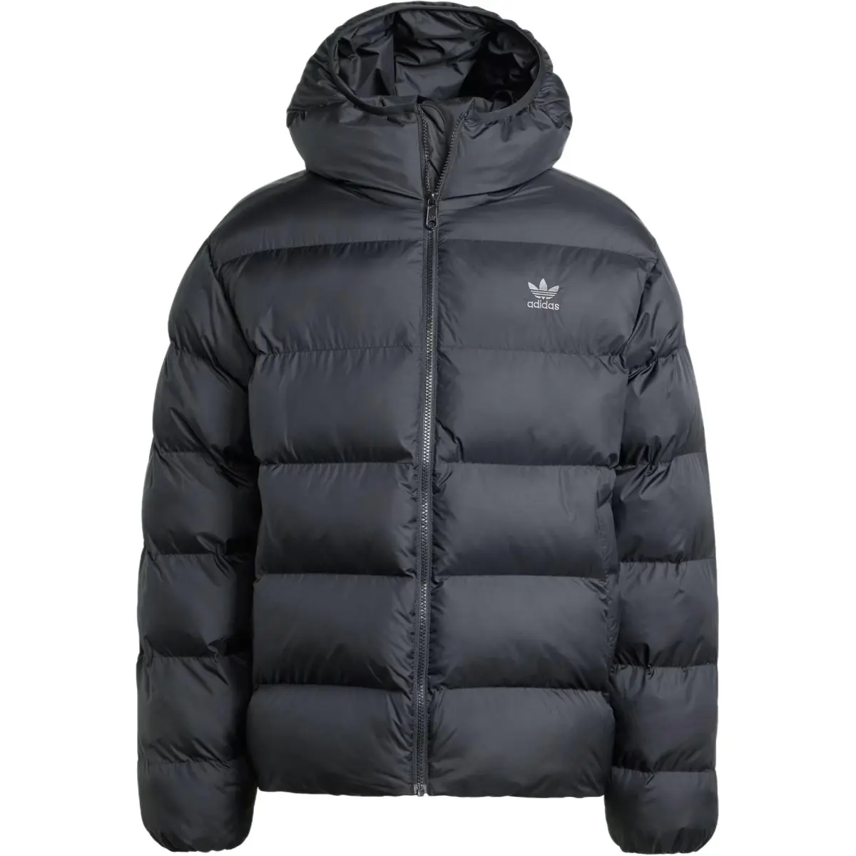 Adidas Originals PUFFER Tonal Hooded Puffer Jacket Puffer Jacket Men's Black