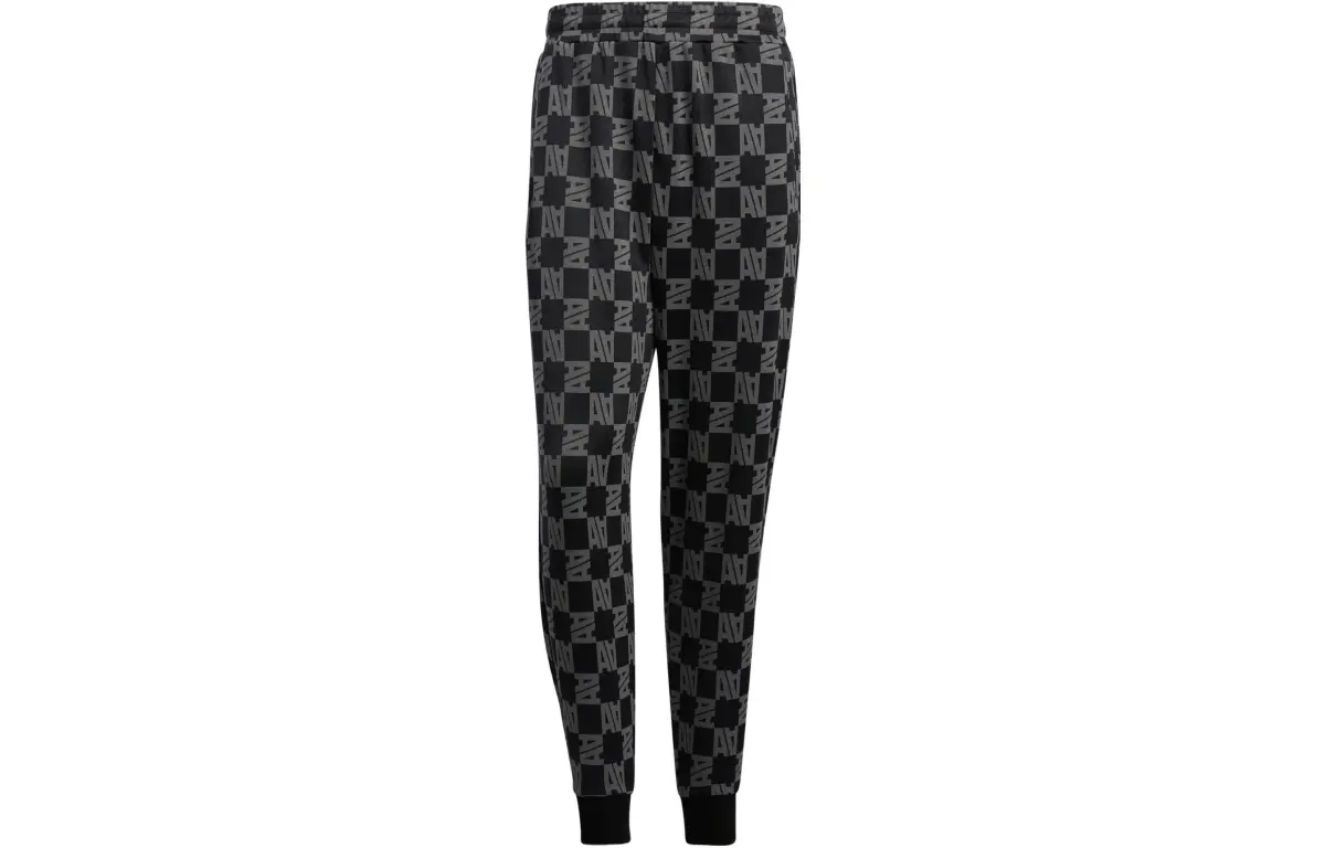 Adidas Originals Knitted Sweatpants Unisex Black Moderate Cuffed Pants