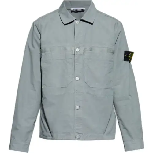 STONE ISLAND Compass badge Overshirt