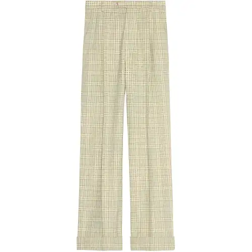 GUCCI Casual Pants Men's Yellow Moderate Straight Fit Pants