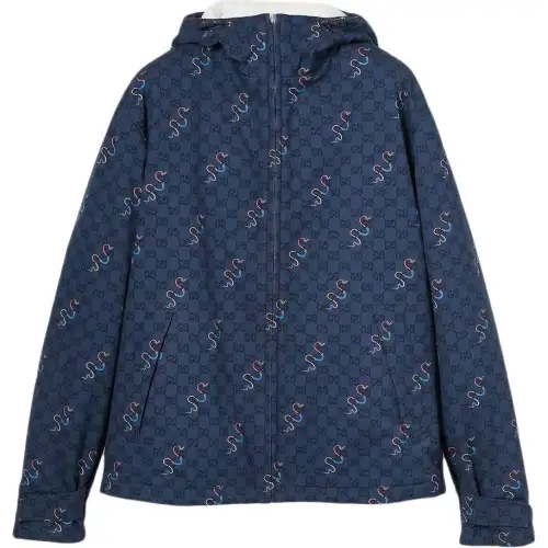 GUCCI SS25 Jackets & Coats Men's Blue