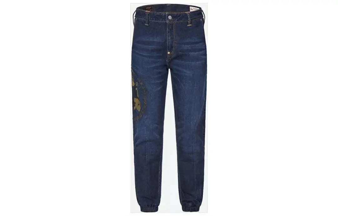 EVISU Jeans Men's Denim Blue Moderate Pencil Pants