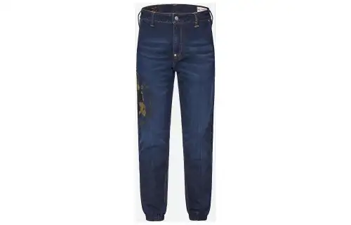 EVISU Jeans Men's Denim Blue Moderate Pencil Pants