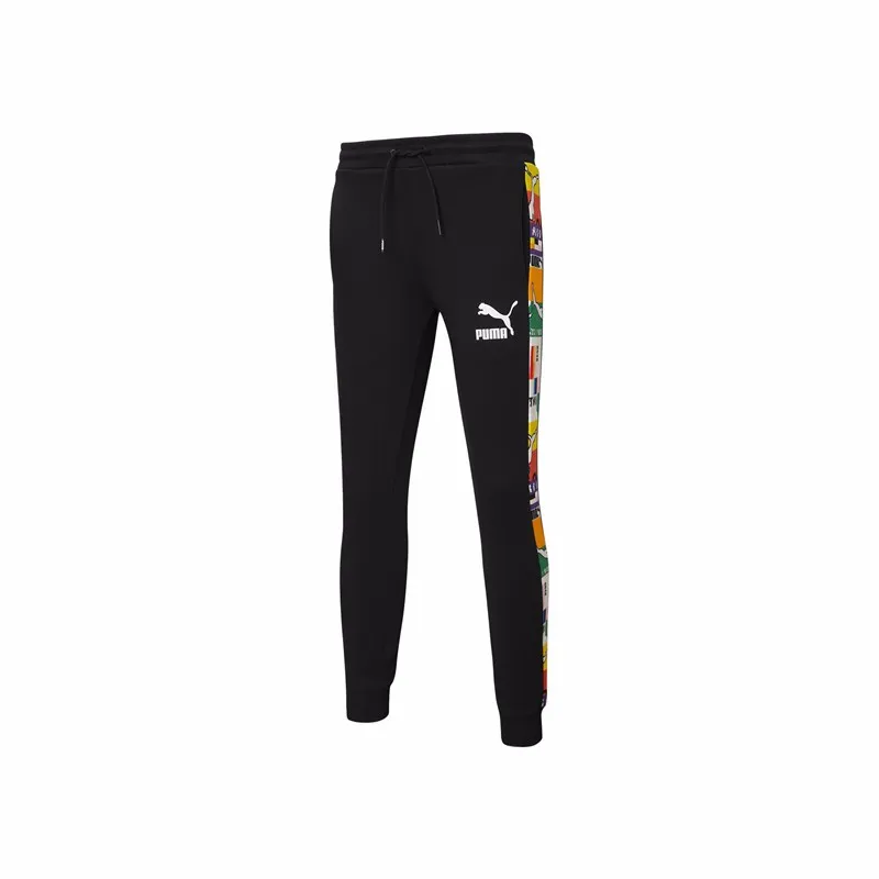 PUMA Knitted Sweatpants Men's Black