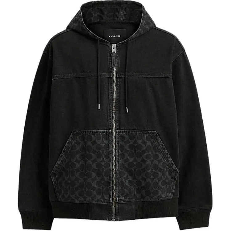 COACH Denim Jackets Men Black