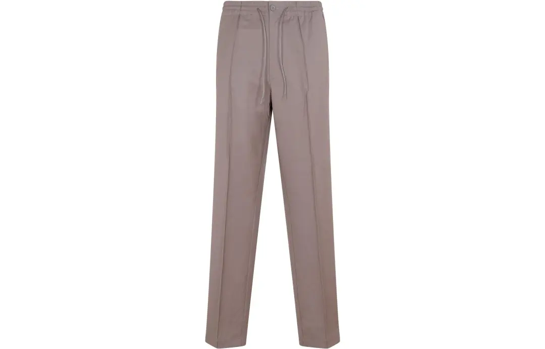 Y 3 Knitted Sweatpants Men's Brown Moderate Straight Fit Pants