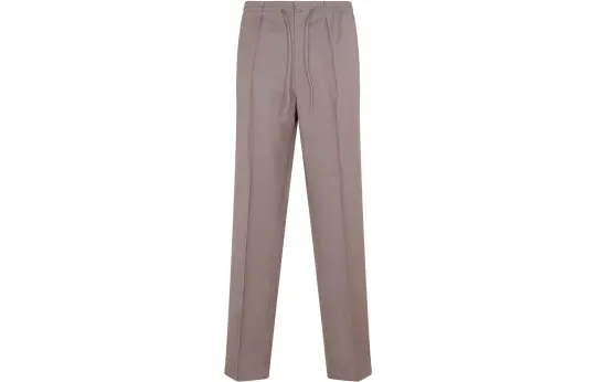 Y 3 Knitted Sweatpants Men's Brown Moderate Straight Fit Pants