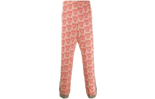 GUCCI Casual Pants Men's Red Moderate Cuffed Pants