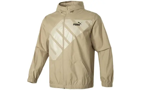 PUMA WINDBREAKER Jackets & Coats Men's Khaki