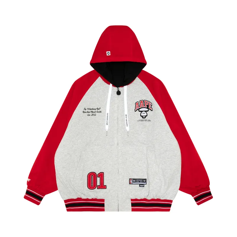 Aape By *A Bathing APE® Reversible Patchwork Hoodie