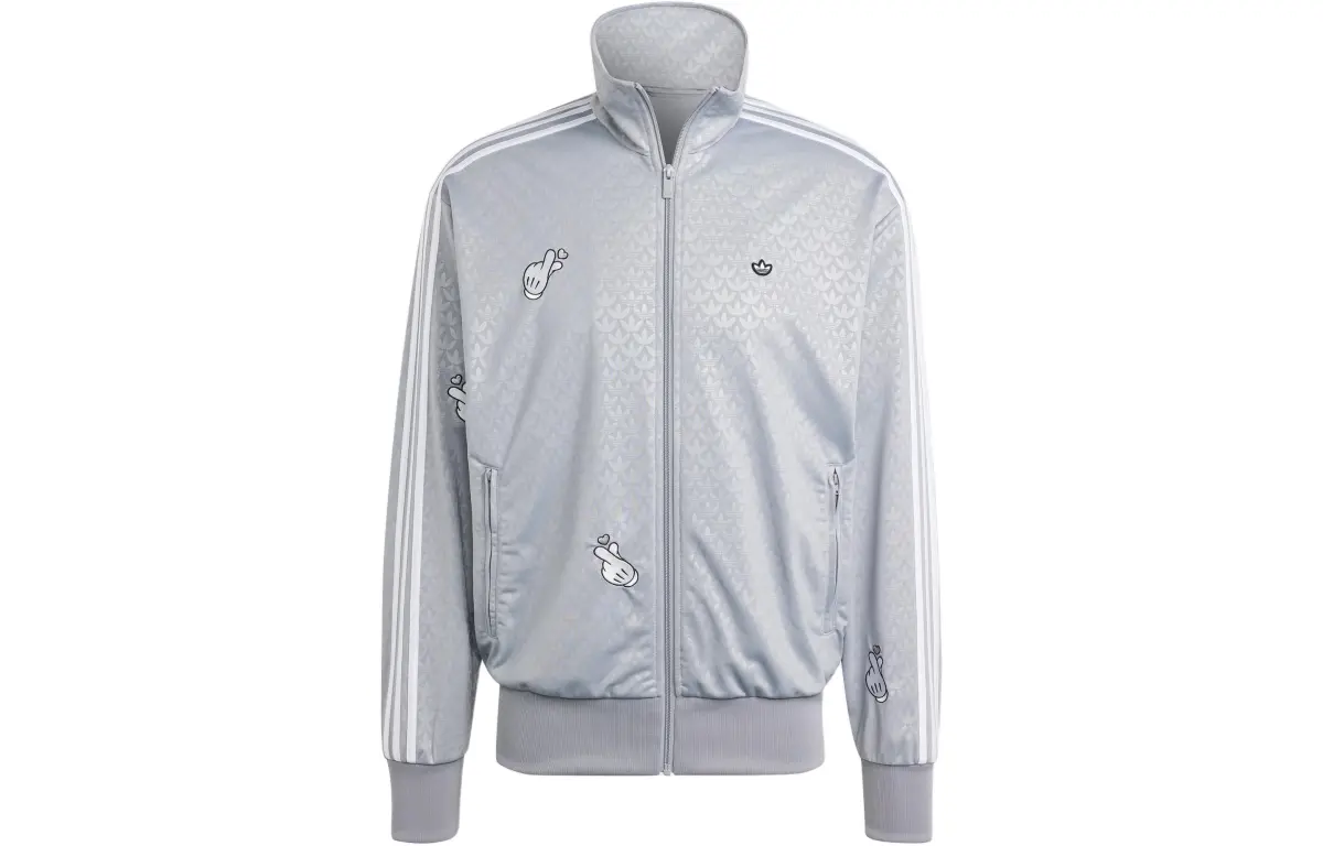Adidas Originals x MILAOSHU Mickey Mouse Jackets & Coats Men's Gray