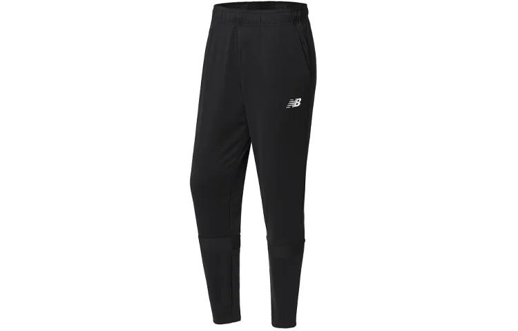 New Balance Knitted Sweatpants Men's Black Moderate Slim Fit Pants