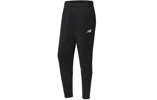 New Balance Knitted Sweatpants Men's Black Moderate Slim Fit Pants