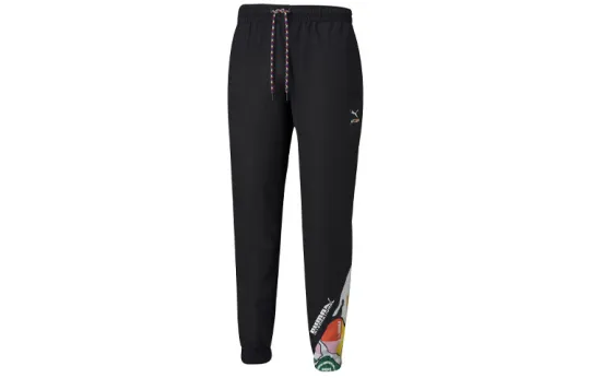 PUMA Knitted Sweatpants Men's Black