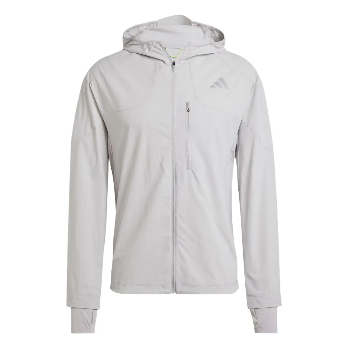 Adidas ADIZERO HE JK M Jacket Men's Light Gray