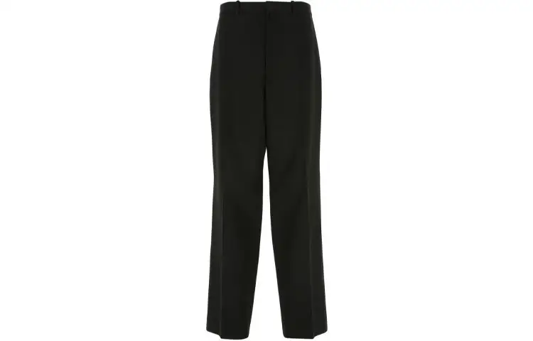 Balenciaga SS21 Casual Pants Regular Fit Men's Black