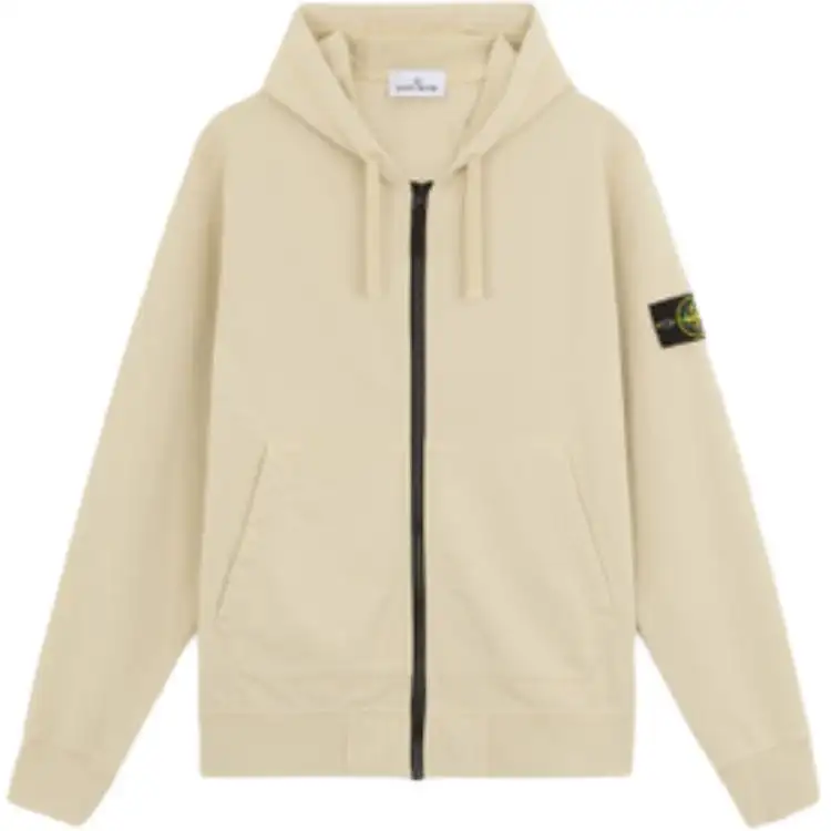 Stone Island detachable-badge hoodie