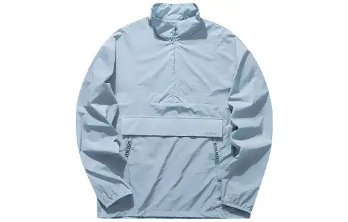 ANTA Basketball Collection Trench Coats Men's Blue Stand Collar Moderate Other