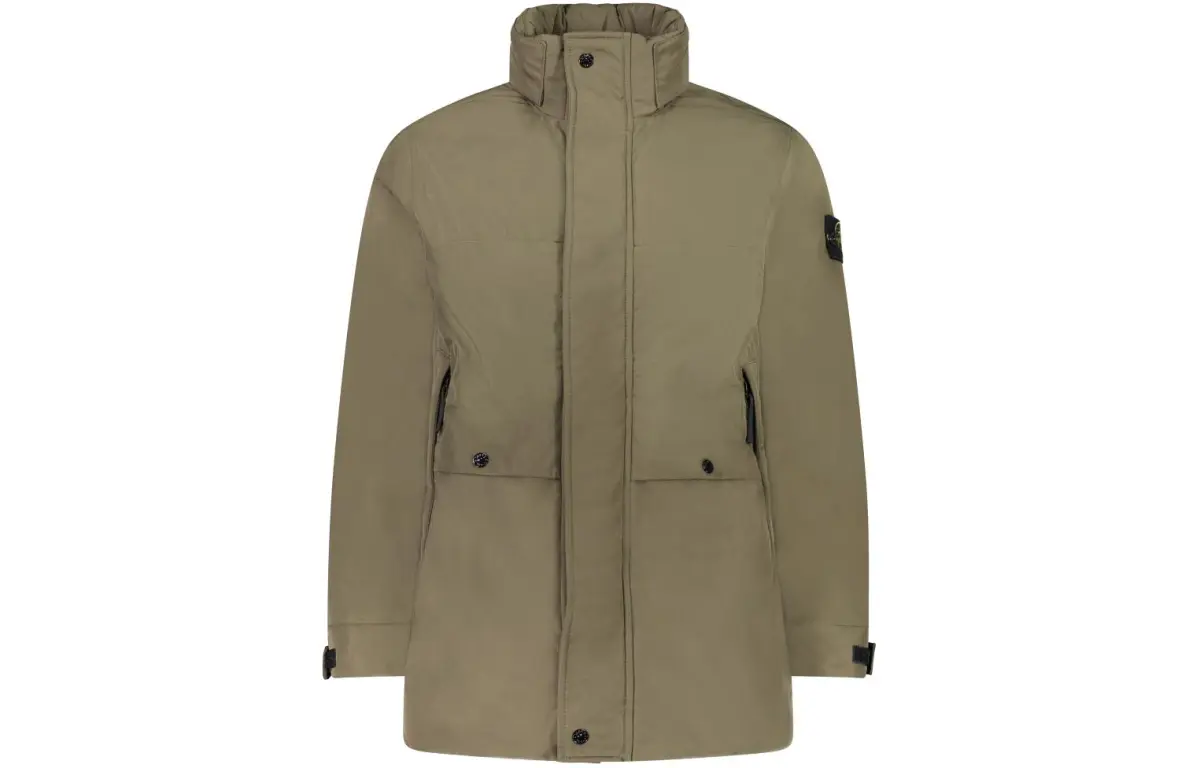 STONE ISLAND Parka Coat Men's Green