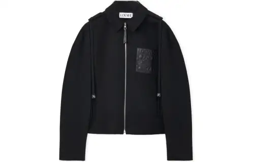 LOEWE Anagram FW22 Parka Coat Men's Black