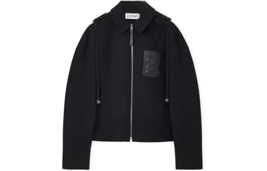 LOEWE Anagram FW22 Parka Coat Men's Black