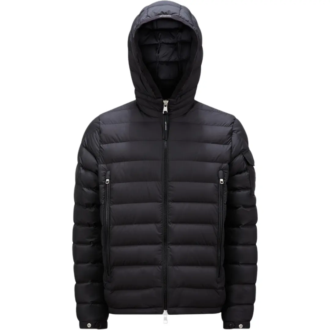 Moncler Rib Bone Down Jacket Unisex Black