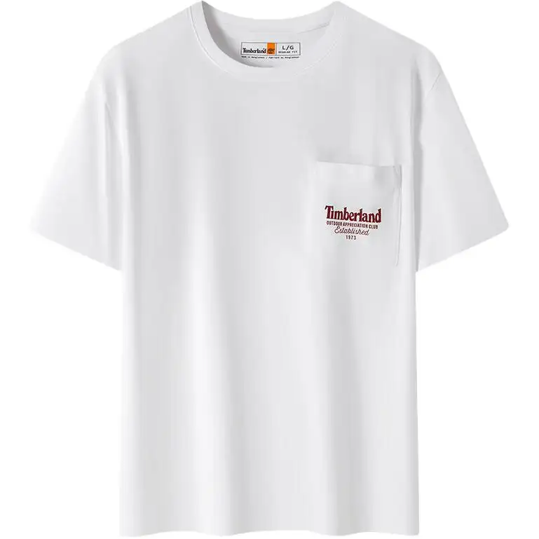 Timberland T Shirt Men's 100 White