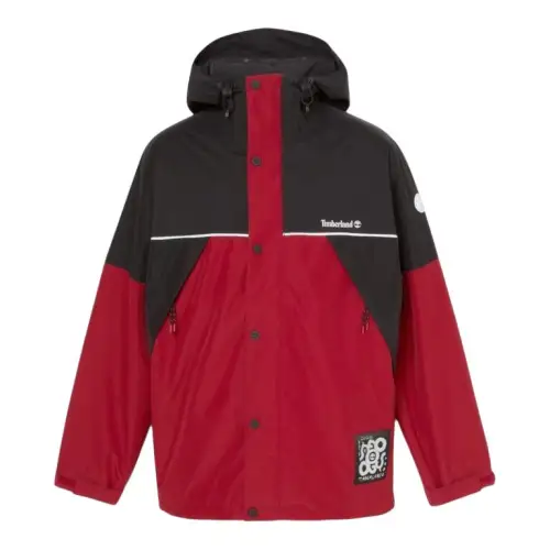 Timberland Jackets Unisex Red Hooded Moderate Other