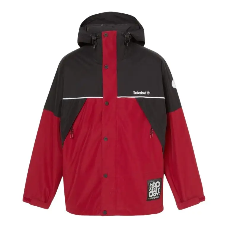 Timberland Jackets Unisex Red Hooded Moderate Other