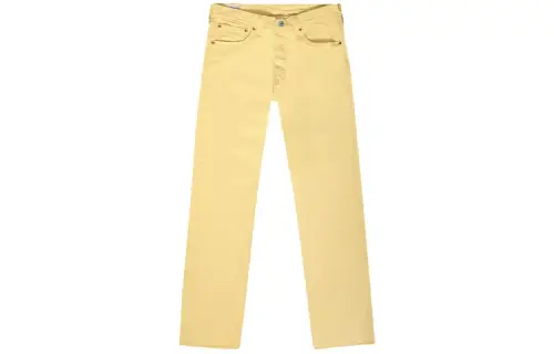 Levis Jeans Men's Yellow Moderate Straight Fit Pants