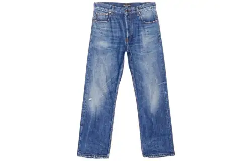 Balenciaga SS22 Jeans Regular Fit Men's Blue
